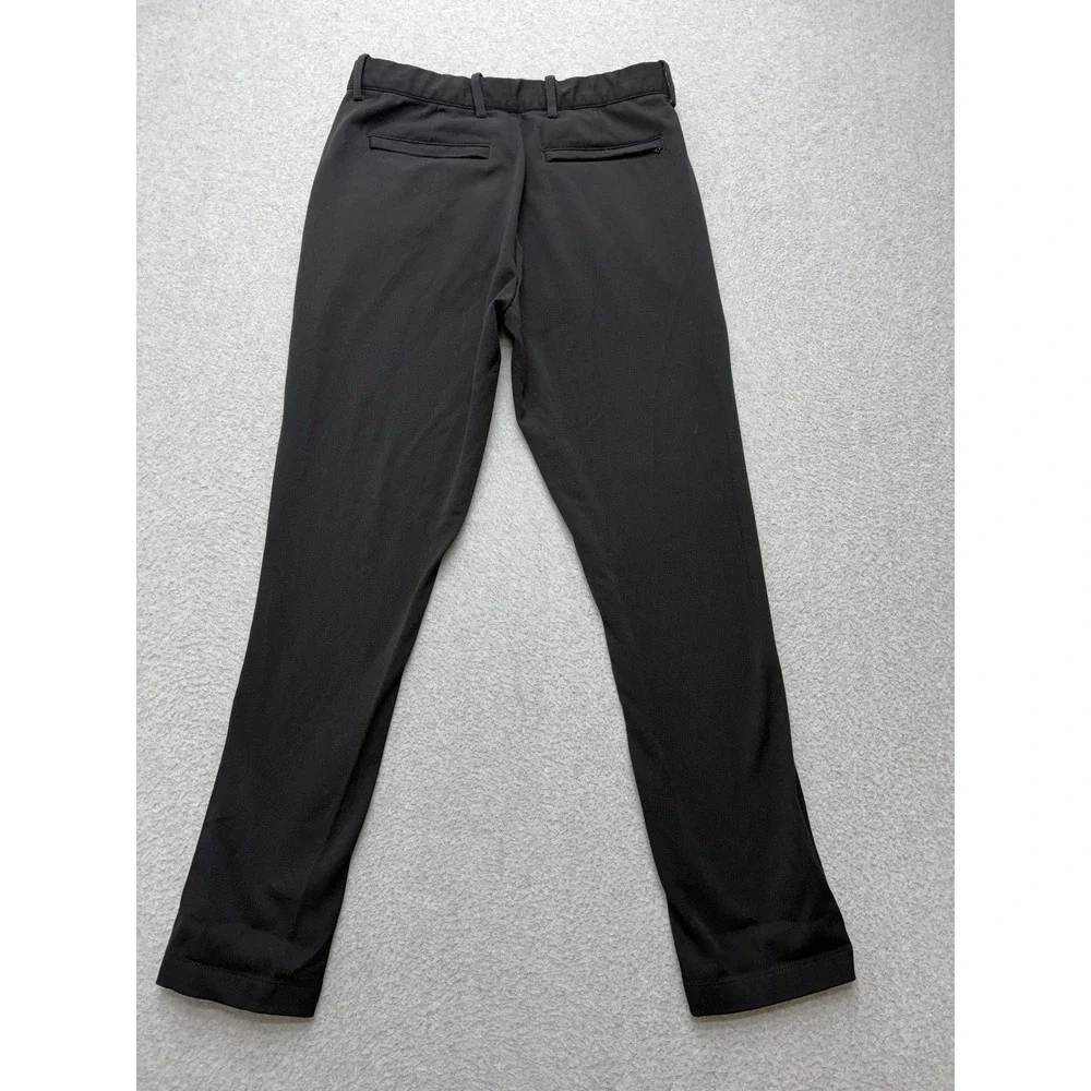Quince Ultra-Stretch 24/7 Smart Pant Mens 30x30 Black Slim Dress Office LB82362